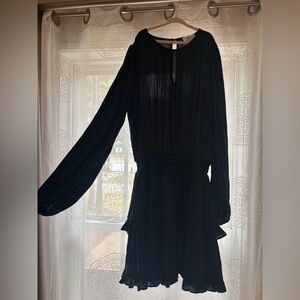 Socialite Jade Green Long Sleeve Mini Dress